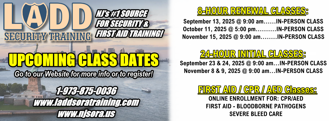 New Jersey S.O.R.A. Training – Powered By LADD